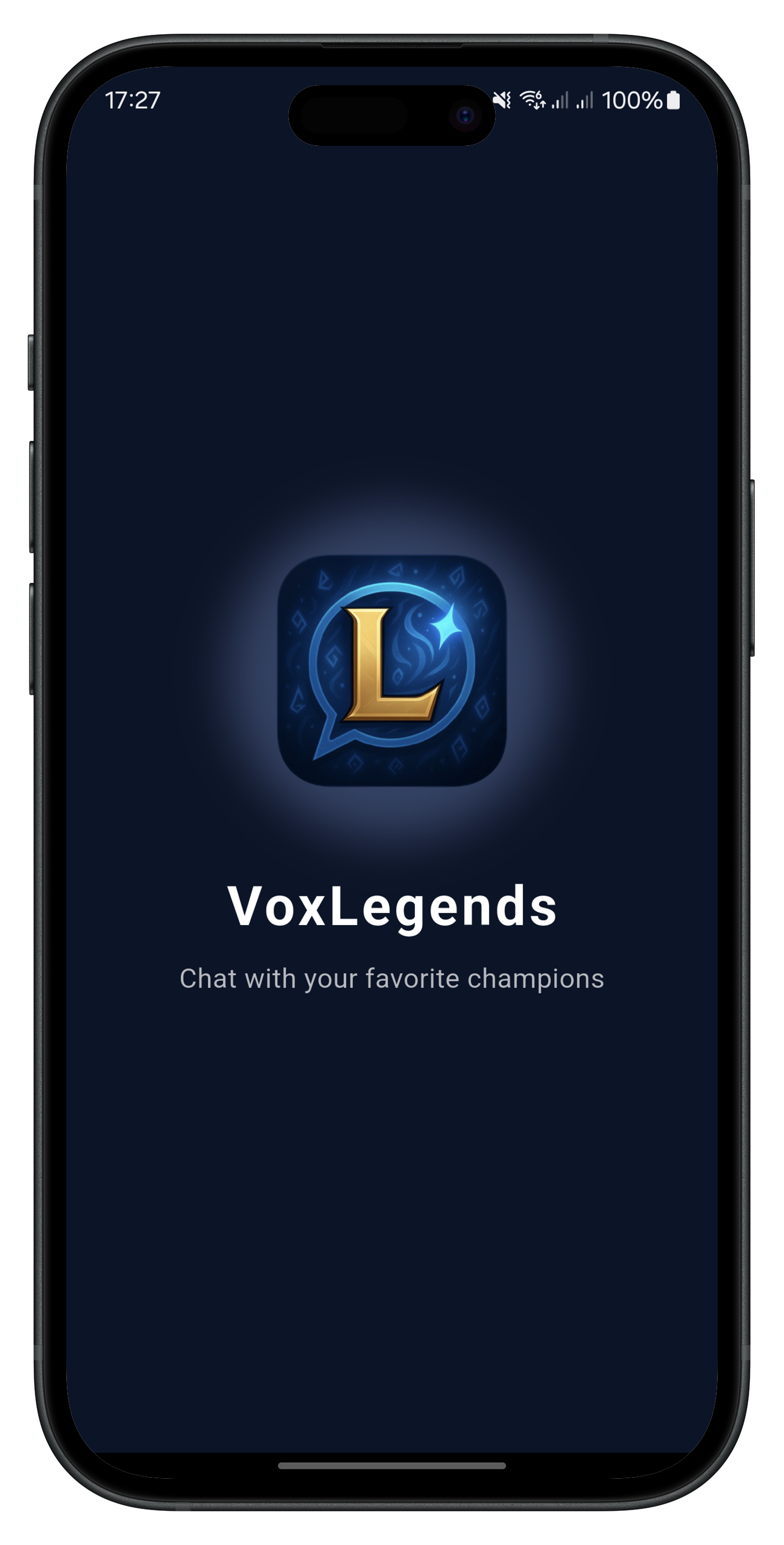VoxLegends App Splash Screen