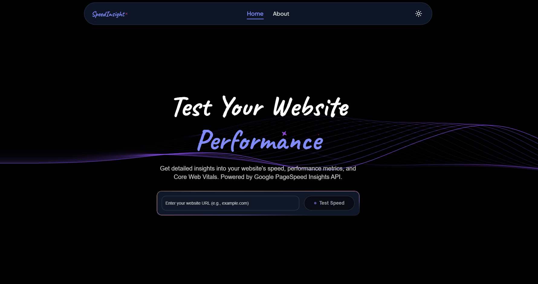 SpeedInsight Website