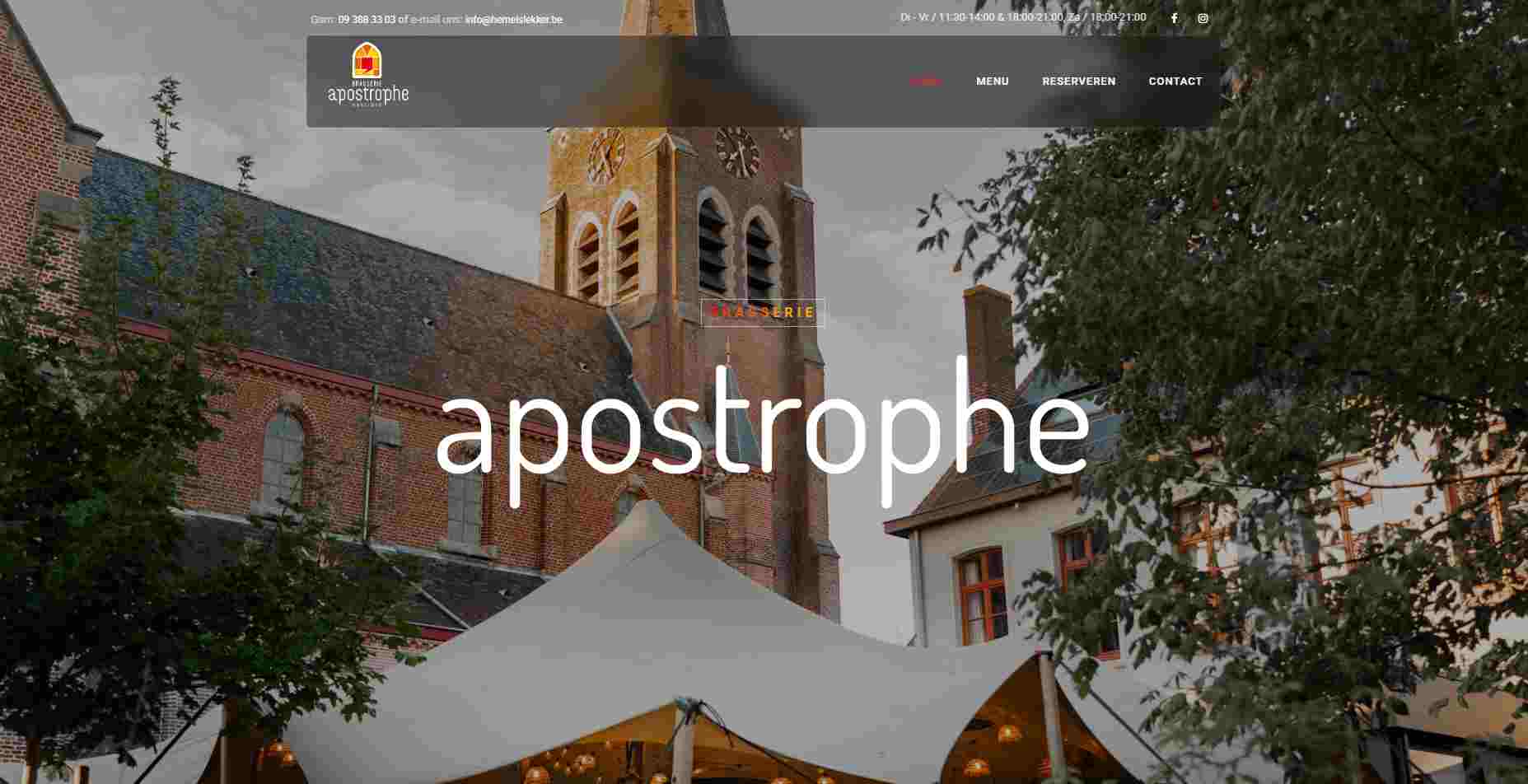 Brasserie apostrophe restaurant